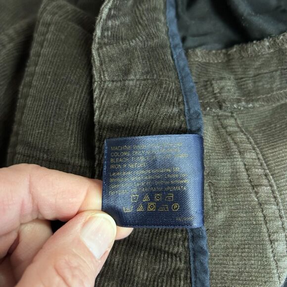 Brooks Brothers Women's Dark Brown Fine Wale Lucia Baby Bootcut Pants Size 16 - Picture 10 of 14